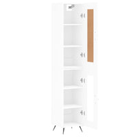 Thumbnail for Highboard Weiß 34,5x34x180 cm Holzwerkstoff