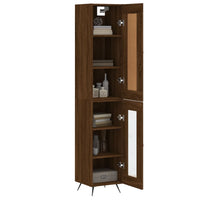 Thumbnail for Highboard Braun Eichen-Optik 34,5x34x180 cm Holzwerkstoff