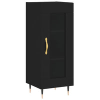 Thumbnail for Highboard Schwarz 34,5x34x180 cm Holzwerkstoff