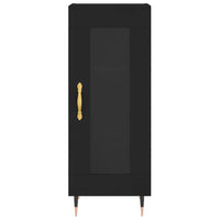 Thumbnail for Highboard Schwarz 34,5x34x180 cm Holzwerkstoff