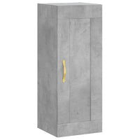 Thumbnail for Highboard Betongrau 34,5x34x180 cm Holzwerkstoff