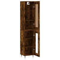Thumbnail for Highboard Räuchereiche 34,5x34x180 cm Holzwerkstoff