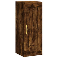 Thumbnail for Highboard Räuchereiche 34,5x34x180 cm Holzwerkstoff