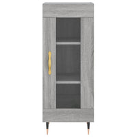 Thumbnail for Highboard Grau Sonoma 34,5x34x180 cm Holzwerkstoff