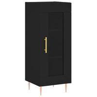 Thumbnail for Highboard Schwarz 34,5x34x180 cm Holzwerkstoff