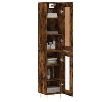Thumbnail for Highboard Räuchereiche 34,5x34x180 cm Holzwerkstoff