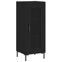 Thumbnail for Highboard Schwarz 34,5x34x180 cm Holzwerkstoff
