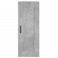 Thumbnail for Highboard Betongrau 34,5x34x180 cm Holzwerkstoff