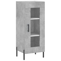 Thumbnail for Highboard Betongrau 34,5x34x180 cm Holzwerkstoff