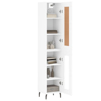 Thumbnail for Highboard Weiß 34,5x34x180 cm Holzwerkstoff