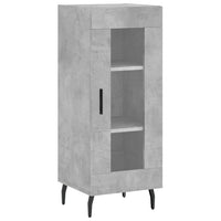 Thumbnail for Highboard Betongrau 34,5x34x180 cm Holzwerkstoff