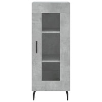 Thumbnail for Highboard Betongrau 34,5x34x180 cm Holzwerkstoff