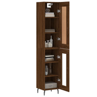 Thumbnail for Highboard Braun Eichen-Optik 34,5x34x180 cm Holzwerkstoff