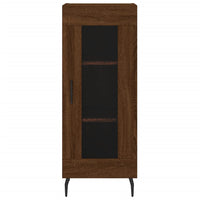 Thumbnail for Highboard Braun Eichen-Optik 34,5x34x180 cm Holzwerkstoff