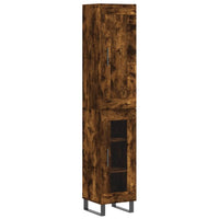 Thumbnail for Highboard Räuchereiche 34,5x34x180 cm Holzwerkstoff