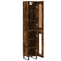 Thumbnail for Highboard Räuchereiche 34,5x34x180 cm Holzwerkstoff
