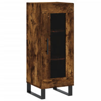 Thumbnail for Highboard Räuchereiche 34,5x34x180 cm Holzwerkstoff