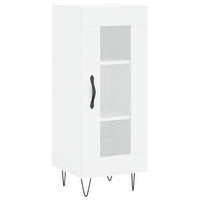 Thumbnail for Highboard Weiß 34,5x34x180 cm Holzwerkstoff