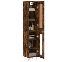 Thumbnail for Highboard Räuchereiche 34,5x34x180 cm Holzwerkstoff