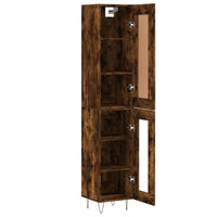 Thumbnail for Highboard Räuchereiche 34,5x34x180 cm Holzwerkstoff
