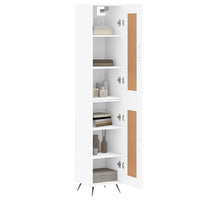 Thumbnail for Highboard Weiß 34,5x34x180 cm Holzwerkstoff