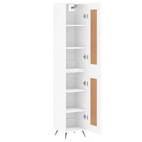 Thumbnail for Highboard Weiß 34,5x34x180 cm Holzwerkstoff