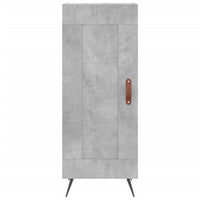 Thumbnail for Highboard Betongrau 34,5x34x180 cm Holzwerkstoff