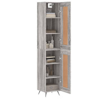 Thumbnail for Highboard Grau Sonoma 34,5x34x180 cm Holzwerkstoff