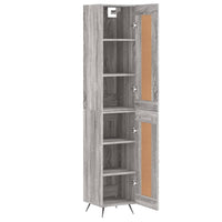 Thumbnail for Highboard Grau Sonoma 34,5x34x180 cm Holzwerkstoff