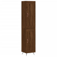 Thumbnail for Highboard Braun Eichen-Optik 34,5x34x180 cm Holzwerkstoff
