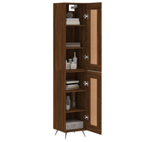 Thumbnail for Highboard Braun Eichen-Optik 34,5x34x180 cm Holzwerkstoff