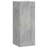 Thumbnail for Highboard Betongrau 34,5x34x180 cm Holzwerkstoff