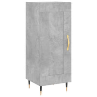 Thumbnail for Highboard Betongrau 34,5x34x180 cm Holzwerkstoff