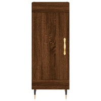 Thumbnail for Highboard Braun Eichen-Optik 34,5x34x180 cm Holzwerkstoff