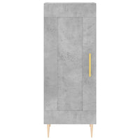 Thumbnail for Highboard Betongrau 34,5x34x180 cm Holzwerkstoff
