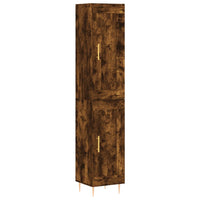 Thumbnail for Highboard Räuchereiche 34,5x34x180 cm Holzwerkstoff