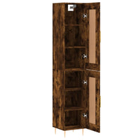 Thumbnail for Highboard Räuchereiche 34,5x34x180 cm Holzwerkstoff