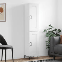 Thumbnail for Highboard Weiß 34,5x34x180 cm Holzwerkstoff