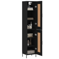 Thumbnail for Highboard Schwarz 34,5x34x180 cm Holzwerkstoff