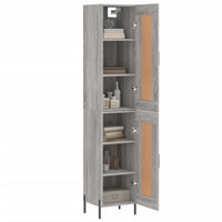 Thumbnail for Highboard Grau Sonoma 34,5x34x180 cm Holzwerkstoff