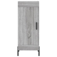 Thumbnail for Highboard Grau Sonoma 34,5x34x180 cm Holzwerkstoff