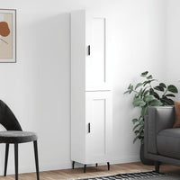 Thumbnail for Highboard Weiß 34,5x34x180 cm Holzwerkstoff
