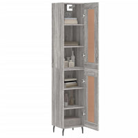 Thumbnail for Highboard Grau Sonoma 34,5x34x180 cm Holzwerkstoff