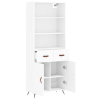 Thumbnail for Highboard Weiß 69,5x34x180 cm Holzwerkstoff