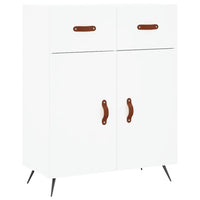 Thumbnail for Highboard Weiß 69,5x34x180 cm Holzwerkstoff