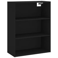 Thumbnail for Highboard Schwarz 69,5x34x180 cm Holzwerkstoff