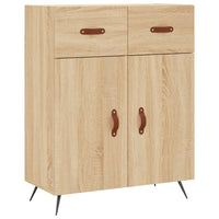 Thumbnail for Highboard Sonoma-Eiche 69,5x34x180 cm Holzwerkstoff