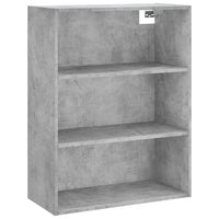 Thumbnail for Highboard Betongrau 69,5x34x180 cm Holzwerkstoff