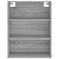 Thumbnail for Highboard Grau Sonoma 69,5x34x180 cm Holzwerkstoff