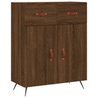 Thumbnail for Highboard Braun Eichen-Optik 69,5x34x180 cm Holzwerkstoff